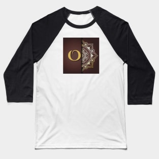 O – Mandala Monogram Baseball T-Shirt